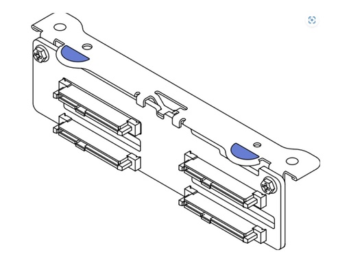[4XF7A93020] Lenovo Server 4 x 2.5" NVMe Backplane-Kit