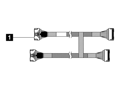 [4X97A93017] Lenovo NVMe-Kabel - 56/54 cm