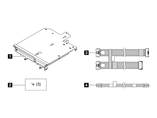 [4XF7A86291] Lenovo Server-Riser-Baugruppe