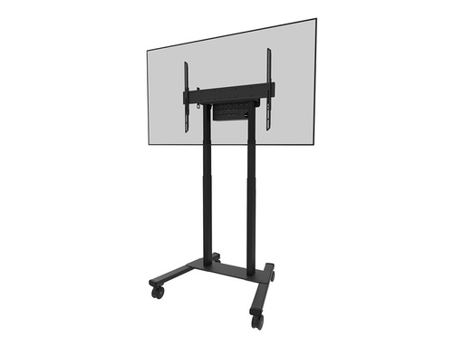 [FL55-875BL1] Neomounts Move Lift Motorised Mobile Stand incl. storage box 10 cm. Wheels Floor - VESA