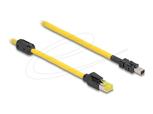 [81252] Delock Netzwerkkabel - 8-polig Mini-IO Typ 2 d-Form zu RJ-45 (M)