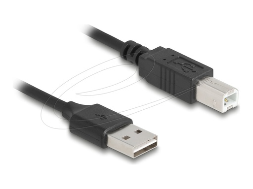 [90130] Delock USB-Kabel - USB (M) umkehrbar zu USB Typ B (M)