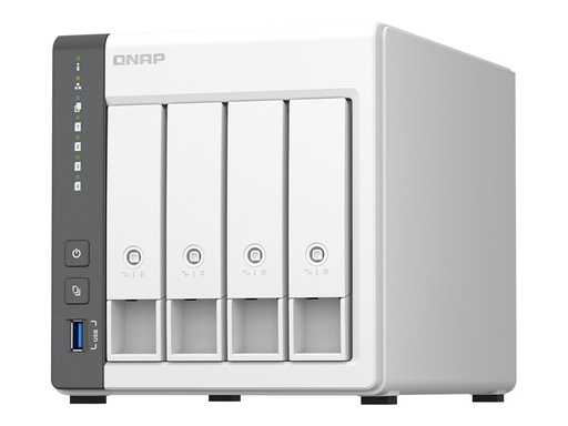 [K/TS-433-4G+4XMN10ADA600S] QNAP TS-433 - NAS-Server - 4 Schächte - 24 TB
