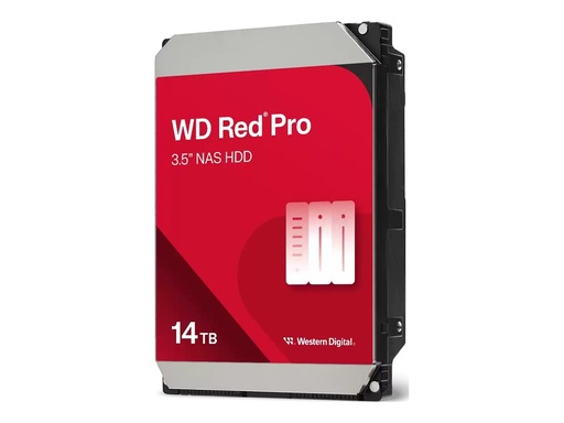 [7211314T-7050200-000-RS] QNAP WD Red Pro WD142KFGX - Festplatte - 14 TB - intern - 3.5" (8.9 cm)