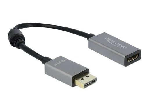 [66436] Delock Videoadapter - DisplayPort männlich zu HDMI weiblich