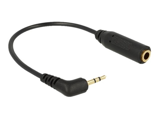 [65675] Delock Audio-Adapter - Stereo Mikro-Stecker weiblich zu mini-phone stereo 3.5 mm männlich