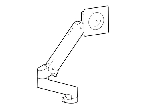 [98-734-293] Ergotron LX Pro - Befestigungskit (Monitorarm, Verlängerung, Monitor-Schwenkarm, Stangenring, Befestigungsmaterialien) - Konstante Krafttechnologie - für Flachbildschirm - Erweiterungskit - Aluminium - Dunkelgrau (34")