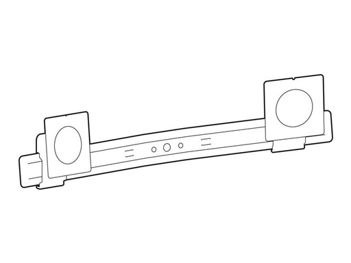 [98-737-290] Ergotron LX Pro - Befestigungskit (Bogen, 2 Drehgelenke, Befestigungsmaterialien) - für Flachbildschirm - Dual Direct, Umrüstkit - weiß - Bildschirmgröße: 68.6 cm (27")