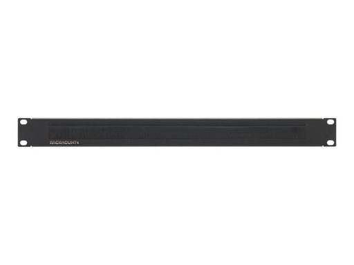 [AC-BP3-BLK] Rackmount.IT Rack-Bürstenleiste - Bürstenplatte - Jet Black - 1U - 48.3 cm (19")