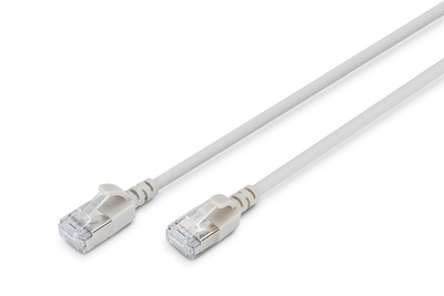 [DK-1632-A-020S] DIGITUS CAT 6A F-FTP Slim Patchkabel, 2m, Grau
