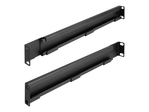 [66885] Delock Rack Bracket - einstellbare Länge 368 - 600 mm - Seite - Schwarz - 1U - 48.3 cm (19")