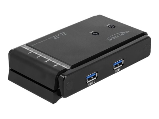 [87736] Delock USB 3.0 Matrix Switch 2 x 2 - USB-Umschalter für die gemeinsame Nutzung von Peripheriegeräten