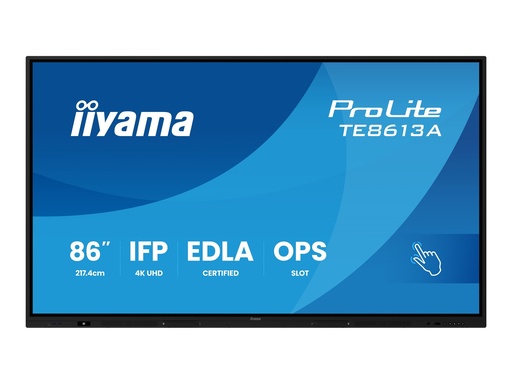 [TE8613A-B1AG] Iiyama ProLite TE8613A-B1AG - 218 cm (86") Diagonalklasse (217.4 cm (85.6")