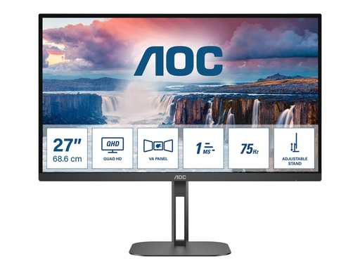 [Q27V5N/BK] AOC Value-line Q27V5N/BK - V5 series - LED-Monitor - 68.6 cm (27")