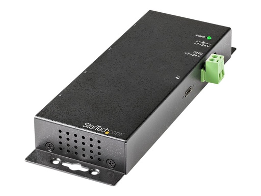 [HB31C2A2CME] StarTech.com 4 Port USB-C Hub 10 Gbit/s -Metall  Industrieller USB-C Hub - 2x USB-C & 2x USB-A - ESD Überspannungsschutz - USB-C oder USB-A Host - Eigenstromversorgung USB 3.1 G2 Typ-C (HB31C2A2CME)