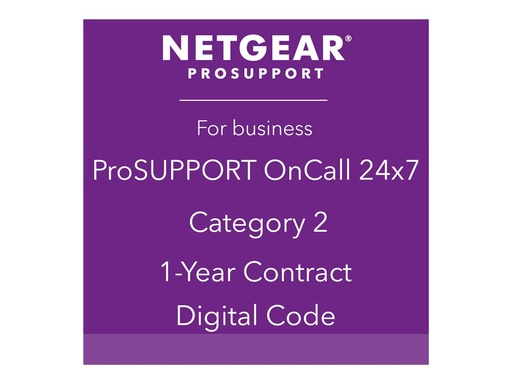 [PMB0312-10000S] Netgear ProSupport OnCall 24x7 Category 2 - Technischer Support