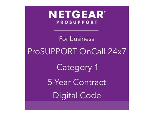[PMB0351-10000S] Netgear ProSupport OnCall 24x7 Category 1 - Technischer Support