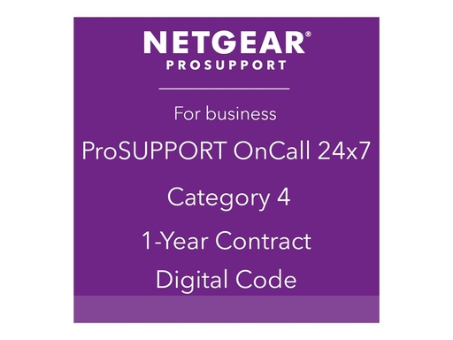 [PMB0314-10000S] Netgear ProSupport OnCall 24x7 Category 4 - Technischer Support