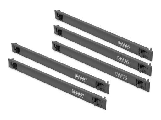 [DN-97651-5] DIGITUS Rack-Blindabdeckungsplatte - Snap-In - Schwarz, RAL 9005 - 1U - 48.3 cm (19")