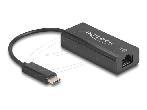 [64306] Delock Netzwerkadapter - USB-C - 10/100 Ethernet x 1