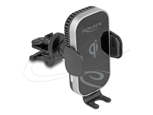 [66939] Delock Kfz-Halterung für induktives Laden - with charging and cooling function, Qi