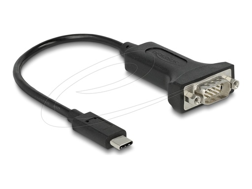 [64307] Delock Kabel USB / seriell - USB-C (M) zu DB-9 (M)