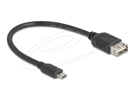 [81516] Delock USB-Kabel - Micro-USB Typ B (M) umkehrbar zu USB (W)