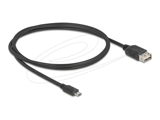 [81518] Delock USB-Kabel - Micro-USB Typ B (M) umkehrbar zu USB (W)
