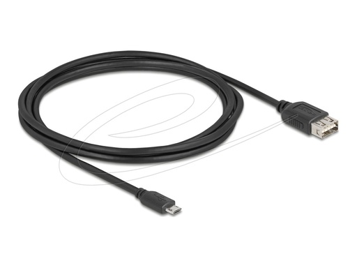 [81519] Delock USB-Kabel - Micro-USB Typ B (M) umkehrbar zu USB (W)