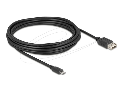 [81521] Delock USB-Kabel - Micro-USB Typ B (M) umkehrbar zu USB (W)