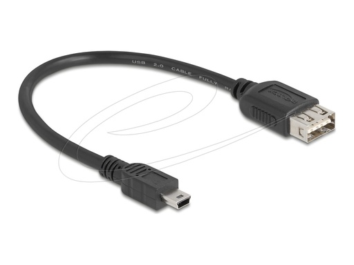 [81522] Delock USB-Kabel - Mini-USB, Typ B (M) zu USB (W)