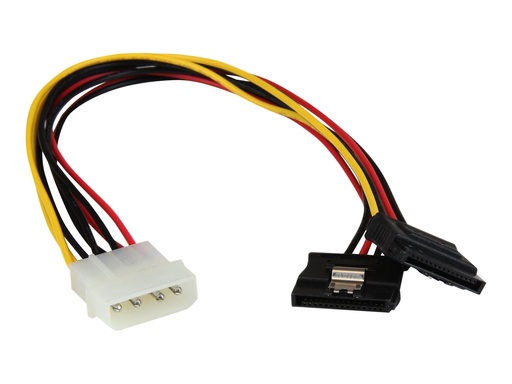 [PYO2LP4LSATA] StarTech.com 30 cm 4-Pin LP4 auf SATA Y-Stromkabel - LP4 zu Serial-ATA Splitter Y-Kabel (PYO2LP4LSATA)