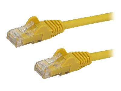 [N6PATC2MYL] StarTech.com 2m CAT6 Ethernet Cable, 10 Gigabit Snagless RJ45 650MHz 100W PoE Patch Cord, CAT 6 10GbE UTP Network Cable w/Strain Relief, Yellow, Wiring is UL Certified/TIA - Category 6 - 24AWG (N6PATC2MYL)