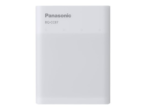 [K-KJ87MCD40USB] Panasonic eneloop Smart & Quick BQ-CC87 - 2.25-6 hr Batterieladegerät - (für 1 - 4 AA/AAA)