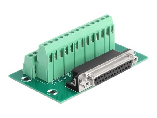 [66912] Delock Serieller Adapter - DB-25 (M) zu 26-poliger
