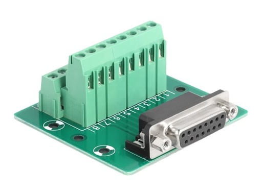 [66910] Delock Serieller Adapter - 15 pin D-Sub (DB-15)
