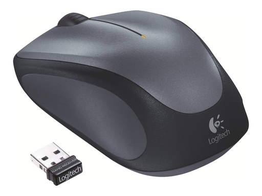 [910-002201] Logitech M235 - Maus - Für Rechtshänder - optisch - kabellos - 2.4 GHz - kabelloser Empfänger (USB)
