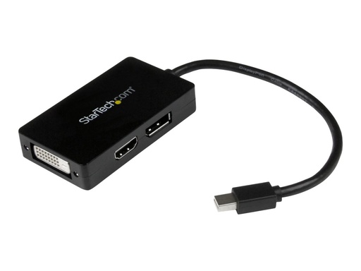 [MDP2DPDVHD] StarTech.com Mini DisplayPort auf DisplayPort/ DVI/ HDMI Adapter mit bis zu 2560x1600 / mini DP Stecker/ DVI-D Buchse auf HDMI Buchse