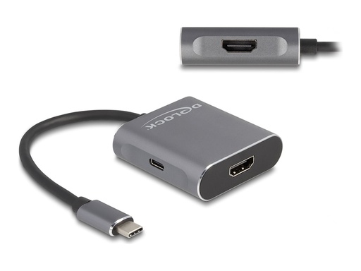 [87805] Delock Video-/Audio-Splitter - 1 x USB-C + 2 x HDMI