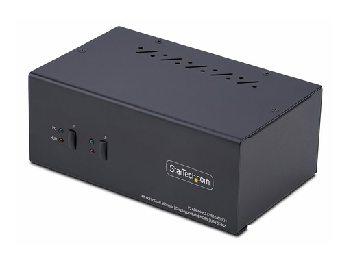 [P2ADDH462-KVM-SWITCH] StarTech.com 2-Port Dual-Monitor DisplayPort