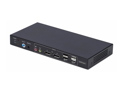 [P2ADD121D-KVM-SWITCH] StarTech.com 2-Port Dual-Monitor DP KVM Switch w/Video Matrix, 4K 60Hz