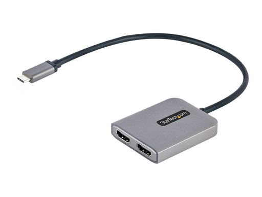 [MST14CD122HD] StarTech.com 2-Port USB-C auf HDMI Adapter, MST