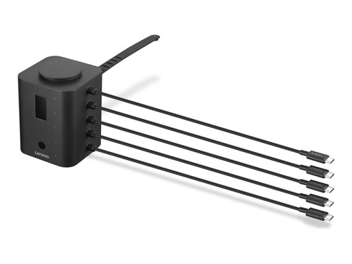 [40G0SC65WW] Lenovo Smart Charger - Ladestation - 19 Watt - 1 A - 5 Ausgabeanschlussstellen (USB-C)