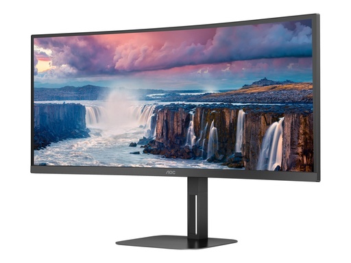 [CU34V5C/BK] AOC Value-line CU34V5C/BK - V5 series - LED-Monitor - gebogen - 86.4 cm (34")