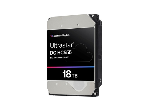 [0B48718] WD Ultrastar DC HC555 - Festplatte - Datencenter - verschlüsselt - 18 TB - intern - 3.5" (8.9 cm)