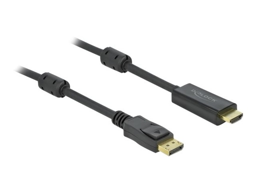 [85961] Delock Adapterkabel - DisplayPort männlich Verriegelung zu HDMI männlich