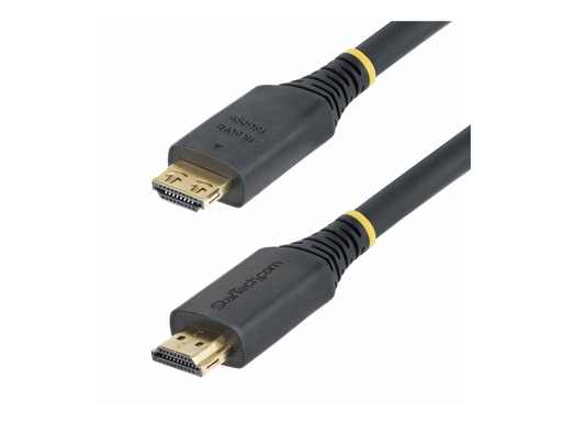 [HDMI2-CABLE-GRIP-20F] StarTech.com 20ft (6m) Active HDMI Cable w/Gripping Connectors - Highspeed - HDMI-Kabel mit Ethernet - HDMI männlich zu HDMI männlich - 6.1 m - abgeschirmt - Schwarz - halogenfrei, aktiv, Support von 4K 60 Hz, 1440 Pixel (UWQHD)