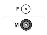 [JW066A] HPE Aruba - Antennenadapter - RP-SMA (M) zu N-Anschluss (W)