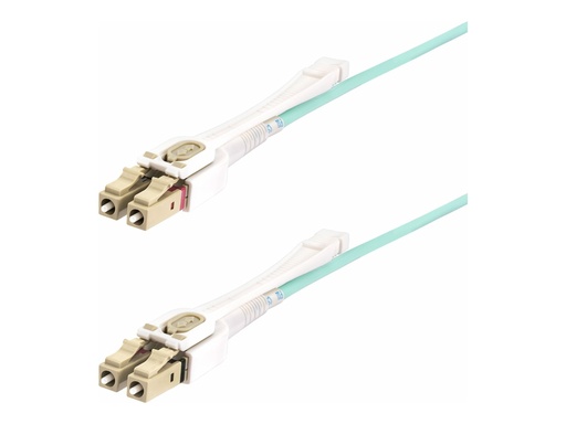 [450FBLCLC3PP] StarTech.com 3m LC/LC-UPC OM4 Multimode Glasfaser Patchkabel, Push-Pull - Patch-Kabel - LC/UPC Multi-Modus (M)
