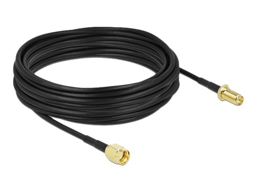 [90465] Delock Antennenverlängerungskabel - RP-SMA Stecker zu RP-SMA weiblich